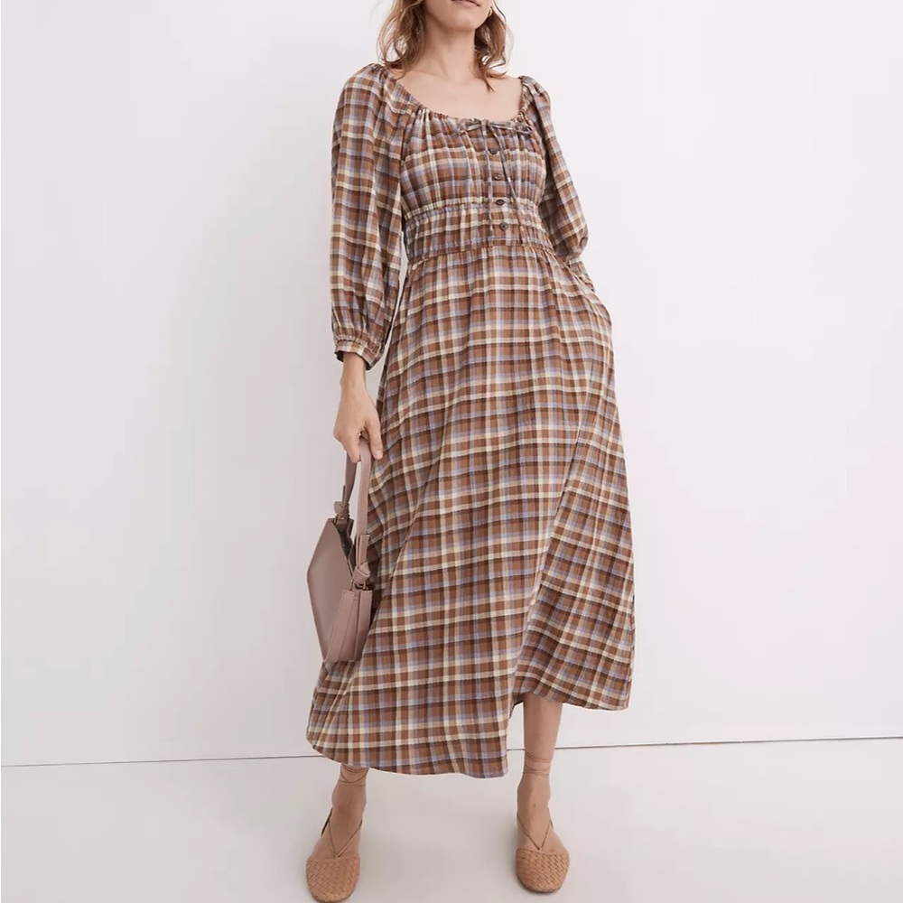 NWT | Madewell Gauze Sophia Midi Dress small